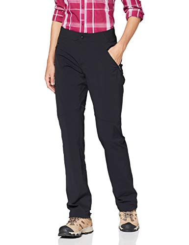 Columbia Passo Alto Pantalones de Senderismo, Mujer, Black, W12/R