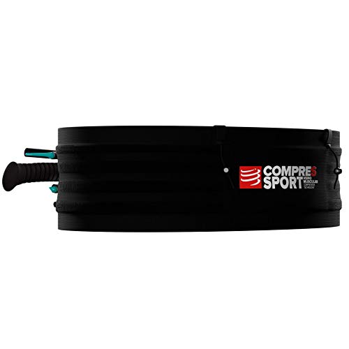 COMPRESSPORT Free Belt Pro M/L - Cinturón de Running para Adultos, Color Negro