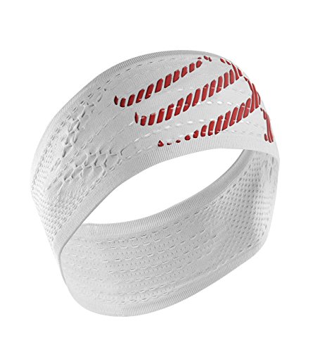 COMPRESSPORT Headband On/Off Cinta, Unisex, Blanco, Talla Única