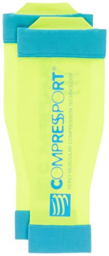 COMPRESSPORT R2 V2 - Medias de Running Unisex, Color Amarillo, Talla M