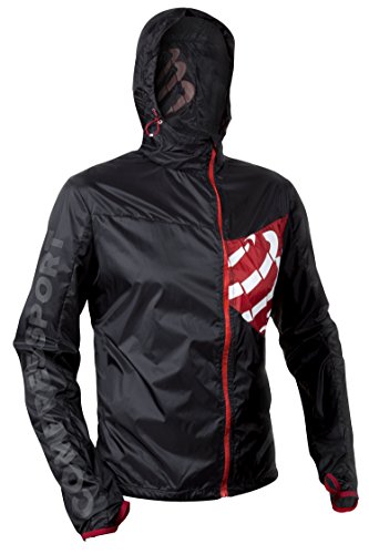 COMPRESSPORT Trail Hurricane Jacket Black Giacca antivento traspirante XL