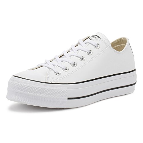 CONVERSE - CTAS Lift Clean OX 561680C - White Black, Tamaño:39.5 EU