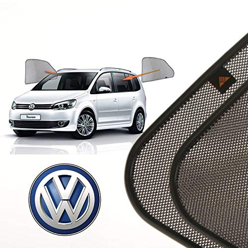 Cortinillas Parasoles Coche Laterales Traseras a Medida para Volkswagen Touran (2) (2010-2015) Monovolumen