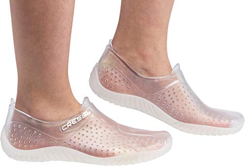 Cressi Water Shoes Escarpines, Unisex Adulto, Claro (Transparente), 40 EU