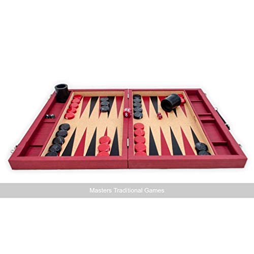 Crisloid Anchor Red Tournament Attaché Backgammon Set