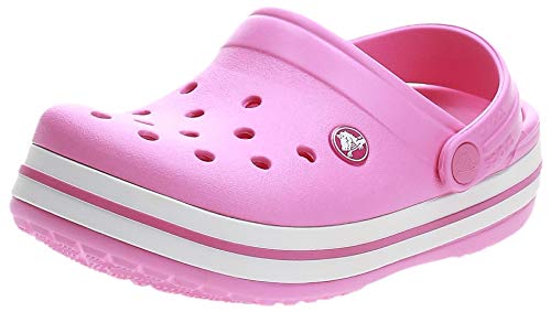 Crocs Crocband Clog Kids, Zuecos Unisex niños, Rosa (Party Pink), 24/25 EU