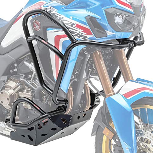 Defensas con Cubre Carter XL para Honda Africa Twin CRF 1000 L 16-19 Negro