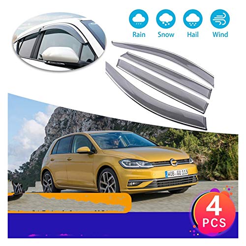 Deflectores de Viento para VW Volkswagen Golf 7 MK7 5G 2013~2019 Ventana Deflectores Velantes Ventas de Ventas de Ventas Guardia Deflector Refleteros Recorte Coche Cortavientos para ventanilla