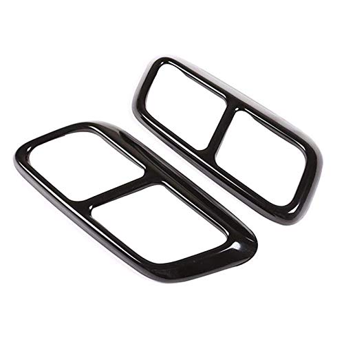 DFGSDRDY 2pcs / Set Cubiertas de Tubo de Escape Brillantes para automóvil Accesorios de Acero Inoxidable para automóviles, para Land Rover Range Rover Sport 2018~2019 Año