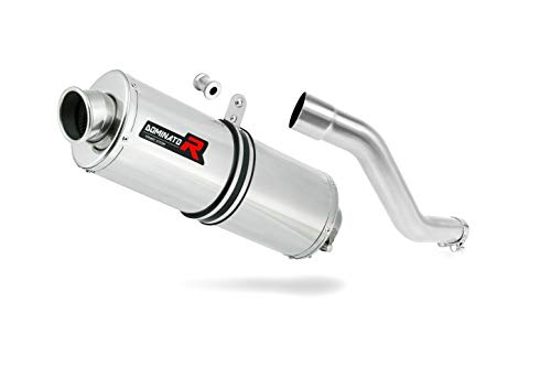 DR 750 S Lado Derecho Escape Moto Deportivo Oval Silenciador Dominator Exhaust Racing Slip-on