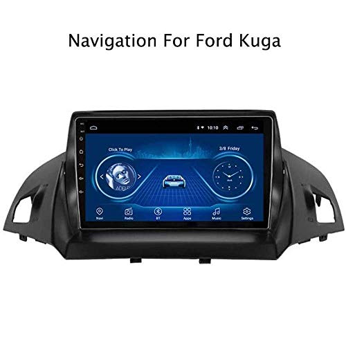 DSP Radio de navegación GPS para Ford Maverick 2013-2016 Car Stereo Double DIN inDash Head Unit 9"Pantalla táctil Reproductor Multimedia Receptor Enlace Espejo Control del Volante