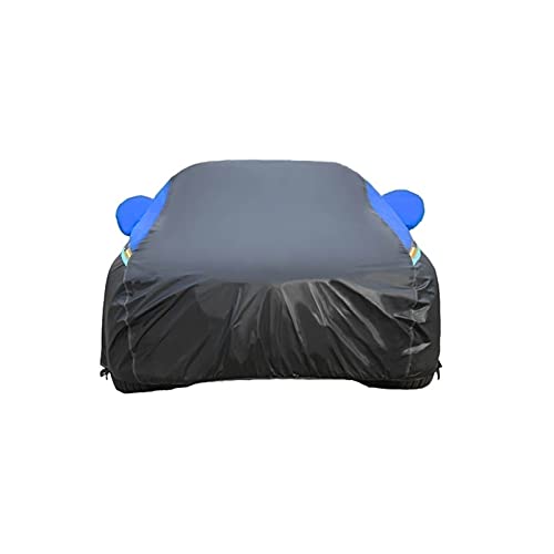 DUWEN-Car Cover Tarpaulina Externa del Coche Protector Solar Compatible con Ford Mustang Fous Fiesta Kuga (Color : Blue, Size : Mustang)