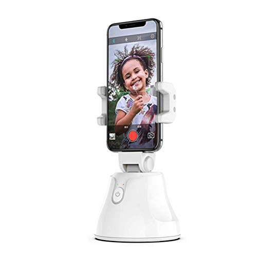 Einsgut Smart Gimbal, rotación automática de 360 ​​° Rastreo automático de rostros y Objetos Soporte para teléfono con cámara de Disparo Inteligente, Soporte para Selfie para Hombres y Mujeres