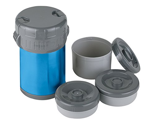 Ferrino INOX Lunch JUG with CONTENITORS Taza Montañismo, Alpinismo y Trekking, Adultos Unisex, Azul (Blue), Talla Única