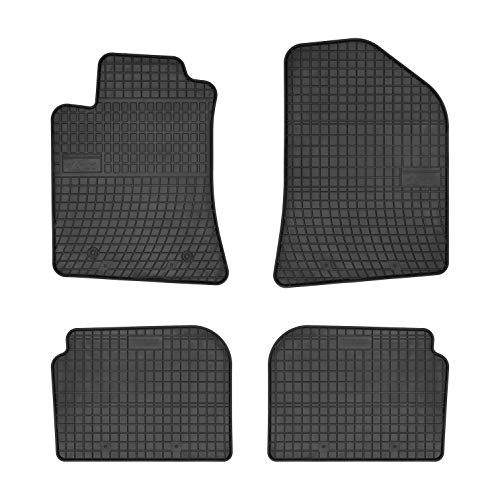 Frogum Alfombrillas de Goma Compatible con Toyota Avensis II 2003-2008 | Accesorios Coche Alfombra Goma Suelo