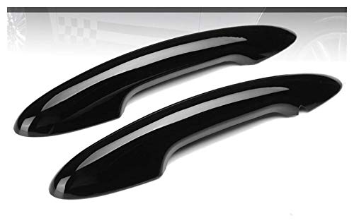 furong 2 PCS Cubierta de la manija de la Puerta Ajuste para BMW FIT para Mini FIT FIT FIT FOR Cooper S JCW 2014 EN F56 F57 Gloss AUTOMO AUTOMÁTICO Piezas DE Puertas DE PUERA Negra Tienda DE Cubierta