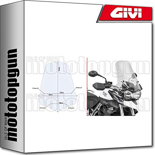 GIVI CUPULA 6401DT COMPATIBLE TRIUMPH TIGER 800 2016 16 2017 17