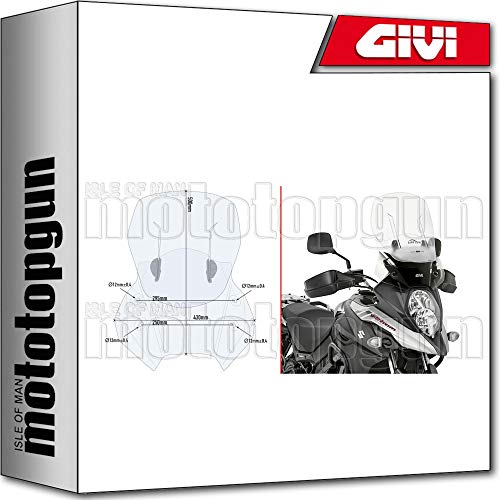 GIVI CUPULA EXTENSIBLE AF3112 COMPATIBLE SUZUKI DL 650 V-STROM 2017 17 2018 18