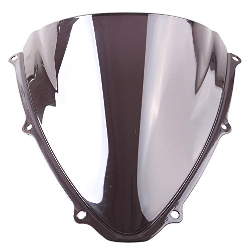 GZYF Parabrisas Motocicleta Deflector de Viento Parabrisas de la motocicleta humo Tinted compatible con GSXR 600 750 2006 2007