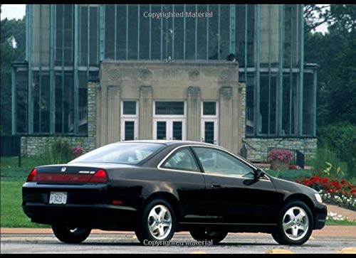 Honda Accord EX V6 Coupe: 120 pages with 20 lines you can use as a journal or a notebook .8.25 by 6 inches.