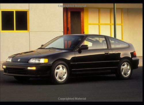 Honda Civic CRX Si: 120 pages with 20 lines you can use as a journal or a notebook .8.25 by 6 inches.