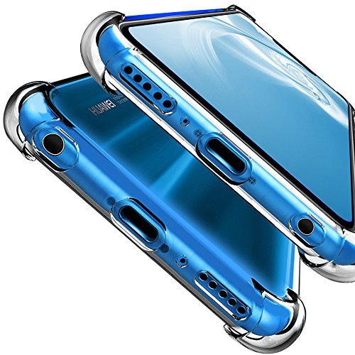 HUUH Funda Huawei Honor 8X, Slim,TPU de Alta Transparencia Cubierta Protectora,sin deformación,Duradero,Cuatro Esquinas engrosadas