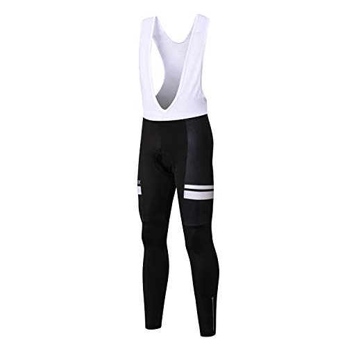 INBIKE Culote Ciclismo Hombre Largo Culottes MTB Bicicleta Badana Gel Pantalón Largo Ciclismo(XL)