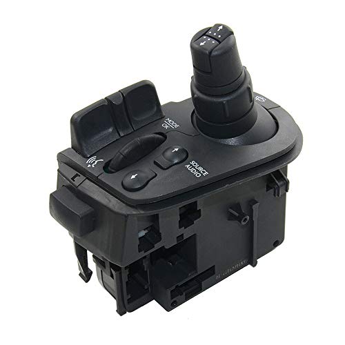 Interruptor de Radio de Limpiaparabrisas, Columna de Dirección de Tallo Compatible con Renault Clio III 8201590631 7701068115