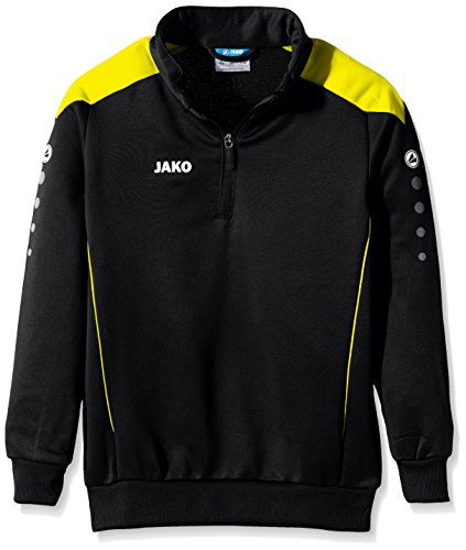 JAKO Copa - Camiseta de Deporte con Cremallera Multicolor Schwarz/Citro Talla:Extra-Large