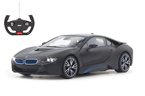 Jamara - BMW I8 Coche, Scala 1:14, Negro (405027)