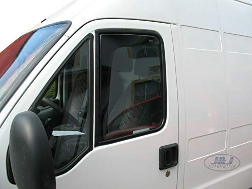 J&J Automotive - Deflectores de viento para Fiat Ducato 1994-2006 (2 unidades)