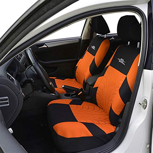 Juegos de fundas para asiento de coche, Cubiertas de asiento de automóvil de Autoyouth Conjunto completo Protector de asiento de automóvil Asiento automático Cubiertas de asiento de poliéster Se adapt