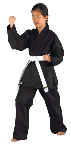 Kwon - Kimono de Artes Marciales, tamaño 180 cm, Color Negro