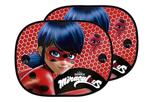 Ladybug LADYB101 Cortinillas, Rojo, Universal, Set de 2