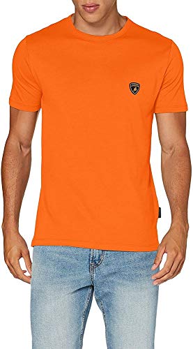 Lamborghini Automobili B3XVB7T130260 Camisetas Esenciales DE Coche Lamborghini, Arancio Xanto, XXXL para Hombre