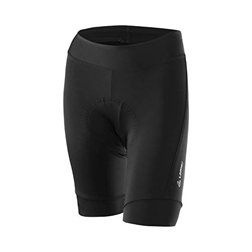 Löffler Hotbond Reflective XT - Culotte Corto sin Tirantes Mujer - Negro Talla EU 40 | M 2019