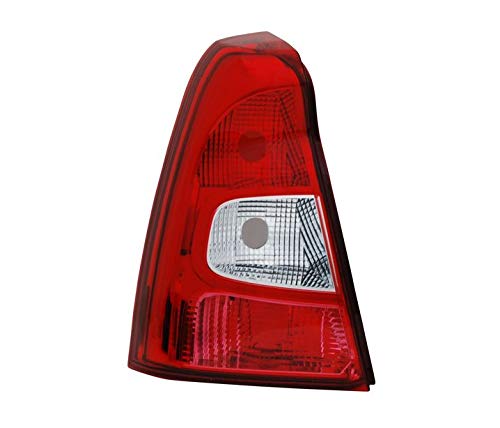 Luz trasera izquierda compatible Dacia Logan 2008 2009 2010 2011 2012 2013 - Saloon VT794L lado del conductor luz trasera izquierda montaje lámpara roja blanca