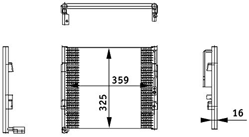 Mahle AC 164 000S Condensador A/C