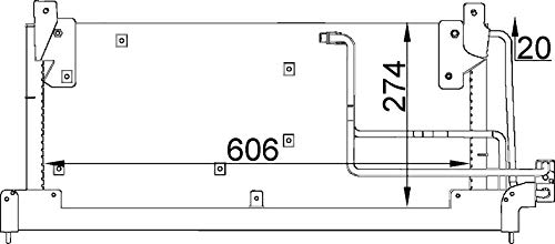 Mahle AC 223 000S Condensador A/C