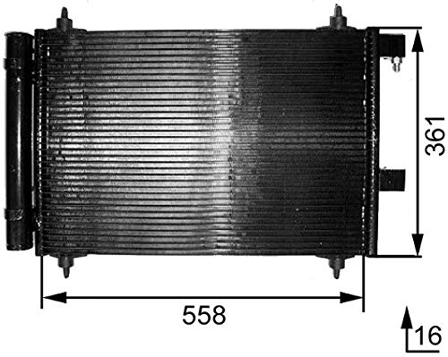 Mahle AC 291 000S Condensador A/C