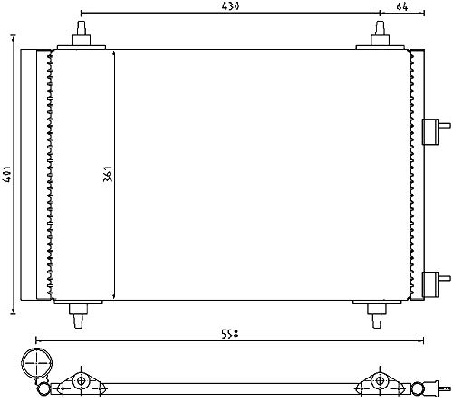 Mahle AC 315 000P Condensador A/C