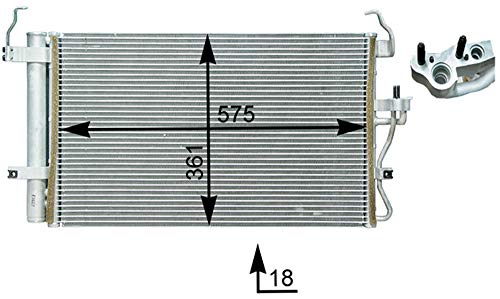 Mahle AC 398 000P Condensador A/C