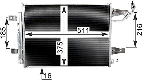 Mahle AC 509 000P Condensador A/C