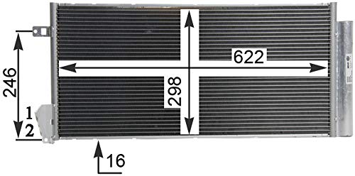 Mahle AC 634 000P Condensador A/C