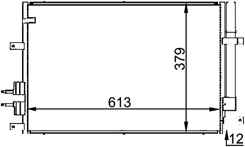 Mahle AC 693 000P Condensador A/C