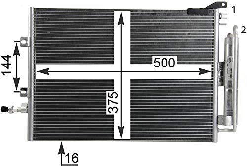 Mahle AC 720 000P Condensador A/C