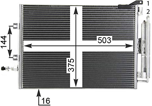 Mahle AC 721 000P Condensador A/C