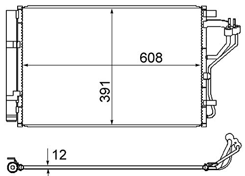 Mahle AC 867 000S Condensador A/C