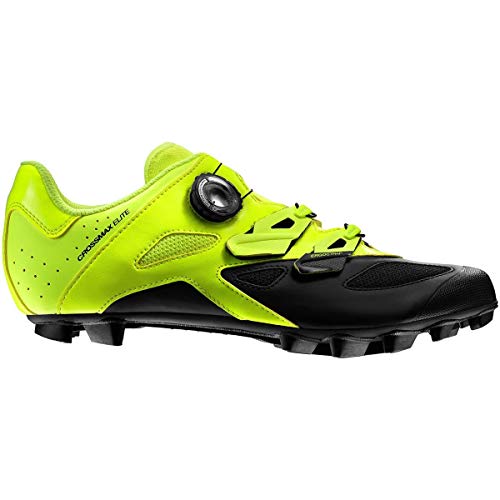 Mavic Crossmax Elite - Zapatillas Hombre - Amarillo/Negro Talla del Calzado UK 11 | EU 46 2019