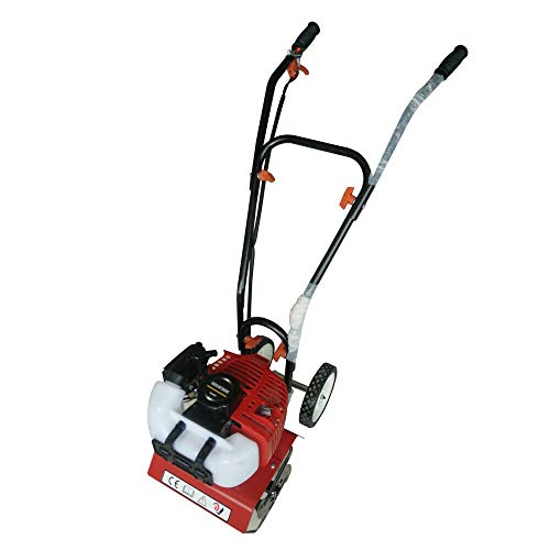 Minicultivador de 2 tiempos, 52 cc, a gasolina, motocultor, cultivador, azada para jardinería, motocultor, CDI